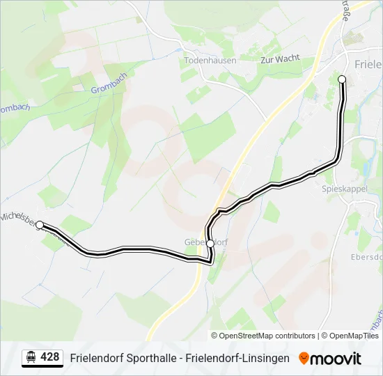 428 S-Bahn Line Map