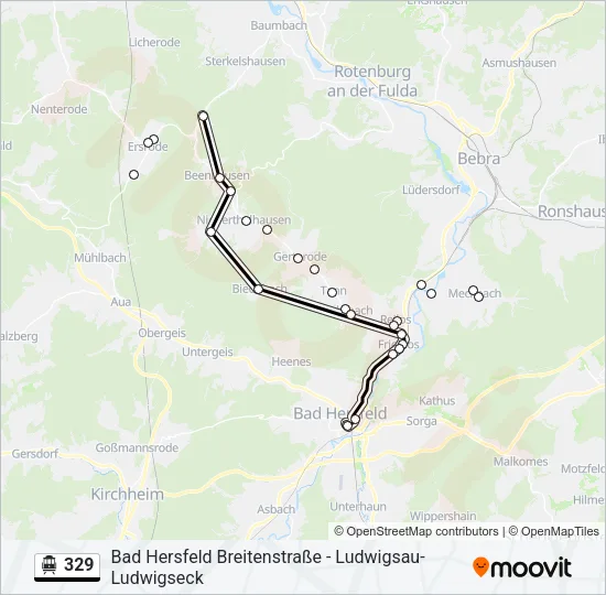 329 S-Bahn Line Map