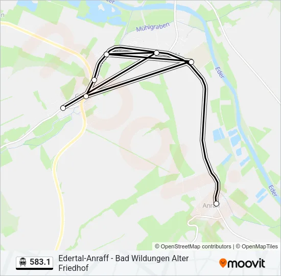 583.1 S-Bahn Line Map