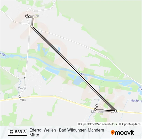 583.3 S-Bahn Line Map