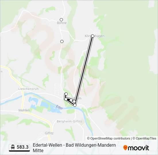 583.3 S-Bahn Line Map
