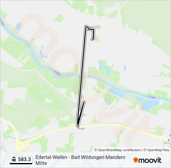 583.3 S-Bahn Line Map