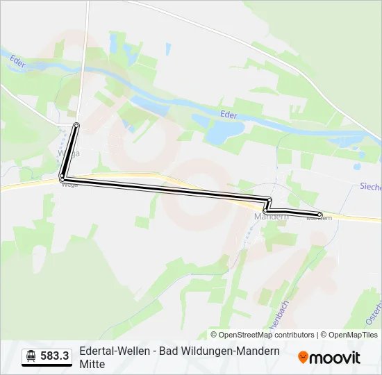 583.3 S-Bahn Line Map