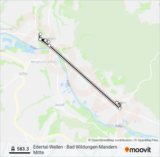 583.3 S-Bahn Line Map