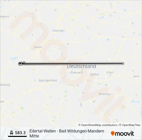 583.3 S-Bahn Line Map