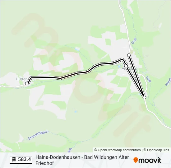 583.4 S-Bahn Line Map