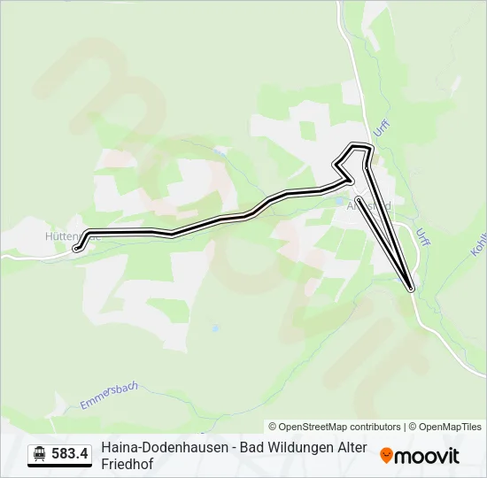583.4 S-Bahn Line Map