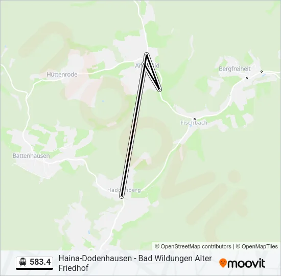 583.4 S-Bahn Line Map