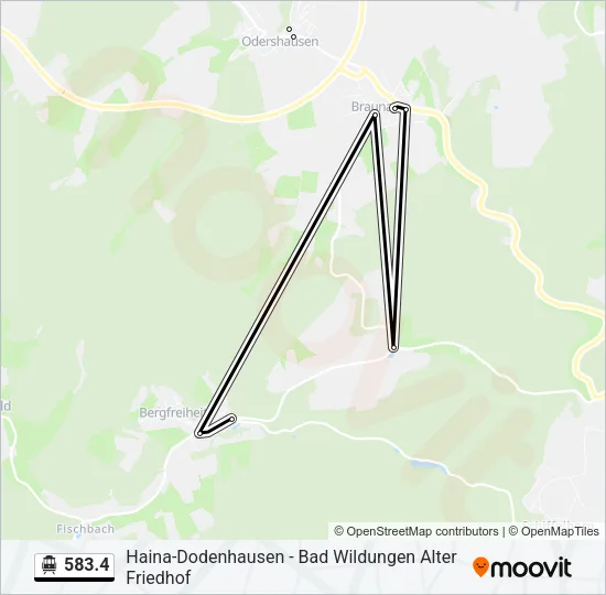 583.4 S-Bahn Line Map
