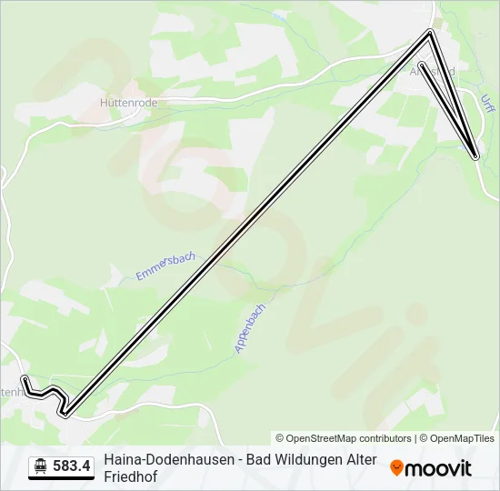 583.4 S-Bahn Line Map
