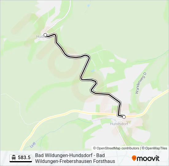 583.5 S-Bahn Line Map