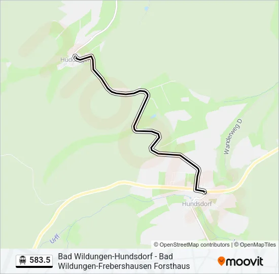 583.5 S-Bahn Line Map