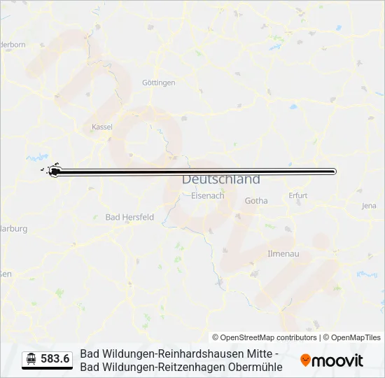 583.6 S-Bahn Line Map