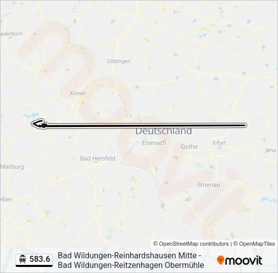 583.6 S-Bahn Line Map