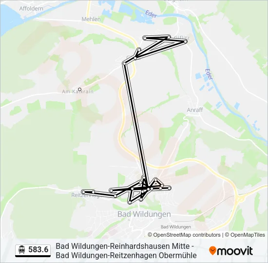583.6 S-Bahn Line Map