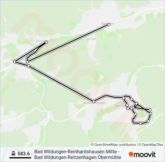 583.6 S-Bahn Line Map