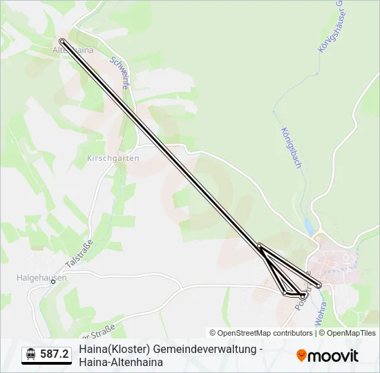 587.2 S-Bahn Line Map
