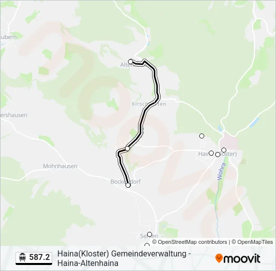 587.2 S-Bahn Line Map
