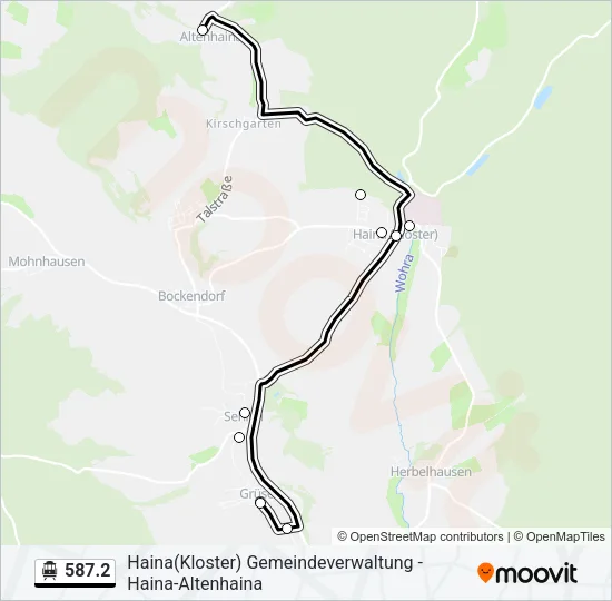 587.2 S-Bahn Line Map