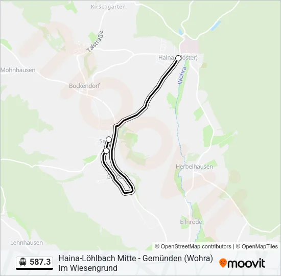587.3 S-Bahn Line Map