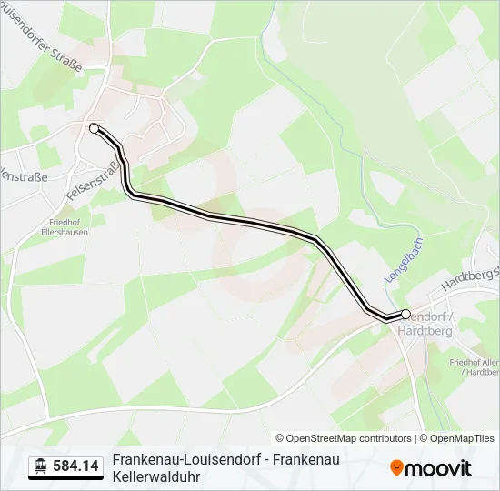 584.14 S-Bahn Line Map