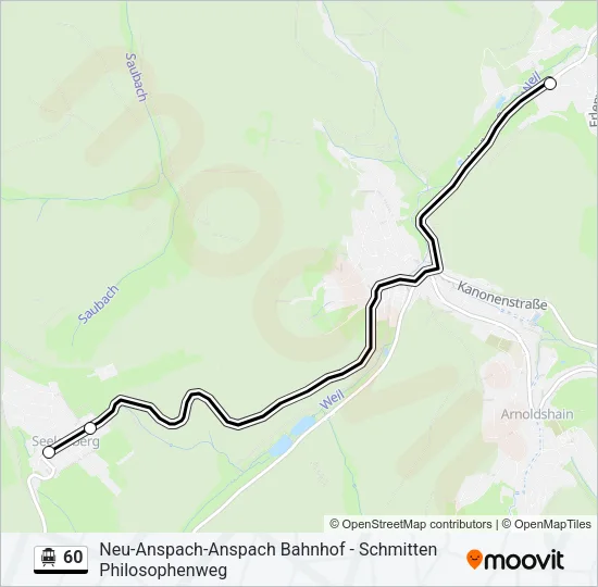 60 S-Bahn Line Map