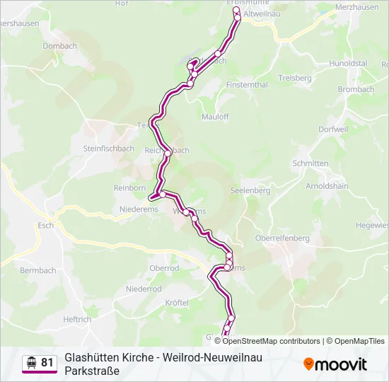 81 S-Bahn Line Map