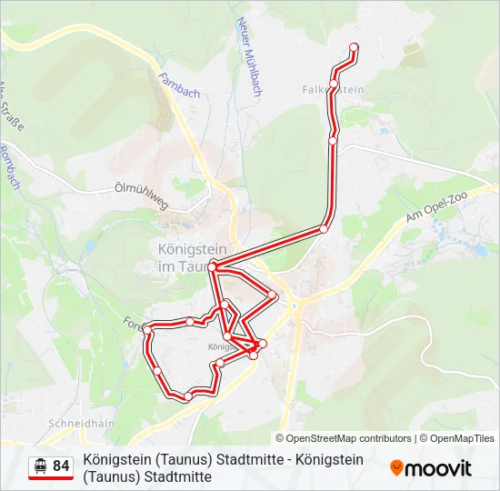 84 S-Bahn Line Map