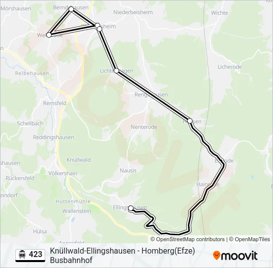 423 S-Bahn Line Map
