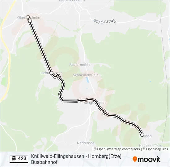 423 S-Bahn Line Map
