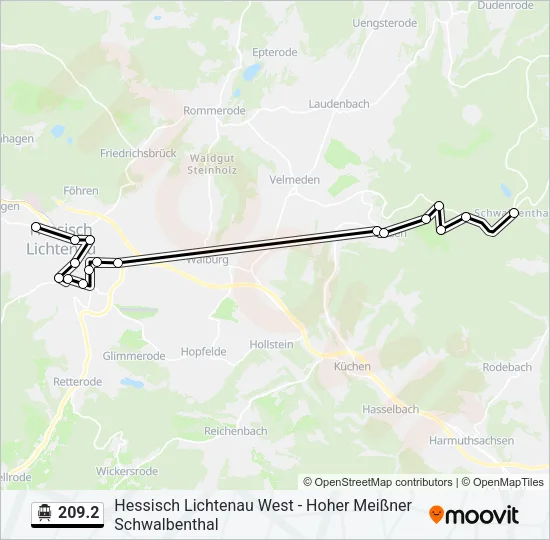 209.2 S-Bahn Line Map
