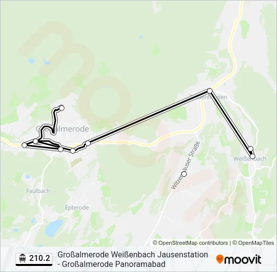 210.2 S-Bahn Line Map
