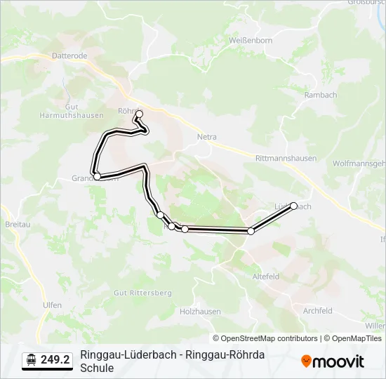 S-Bahn 249.2: карта маршрута