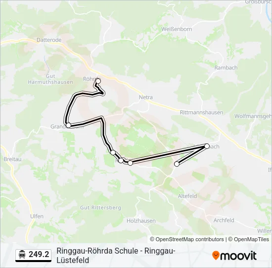 S-Bahn 249.2: карта маршрута