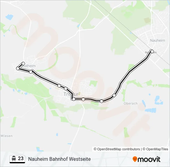 23 S-Bahn Line Map