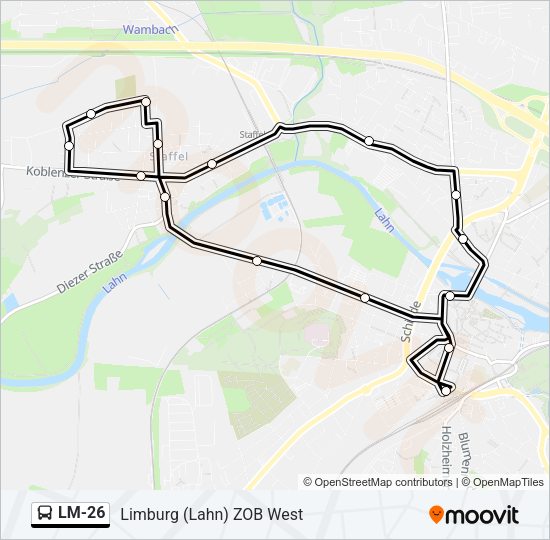 LM-26 Bus Line Map