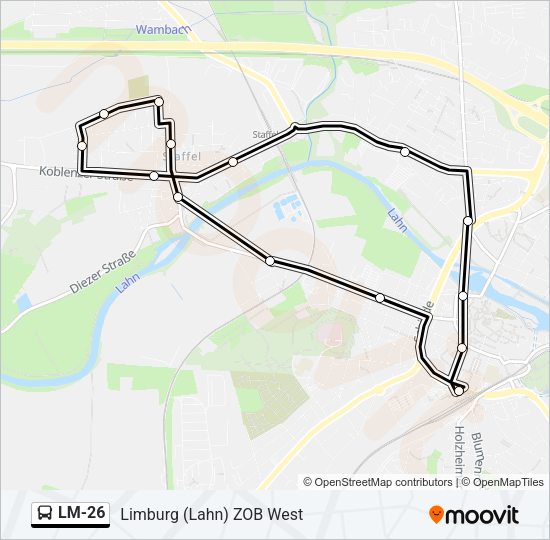 LM-26 Bus Line Map