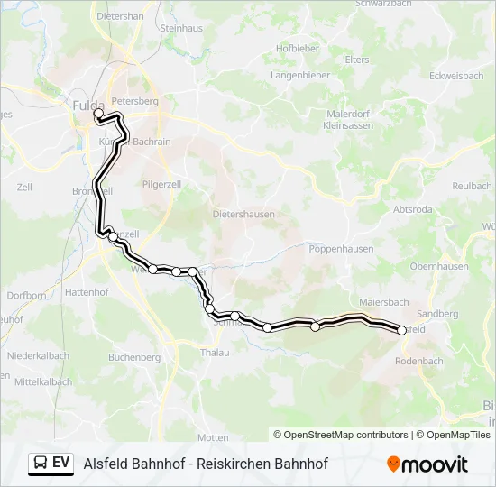EV Bus Line Map