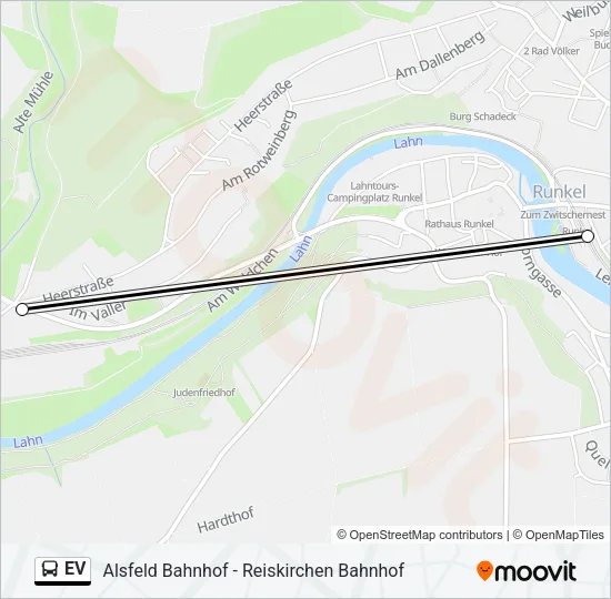 EV Bus Line Map