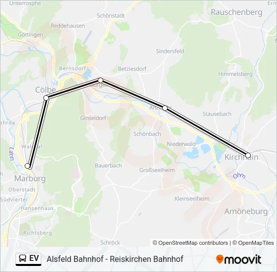 EV Bus Line Map