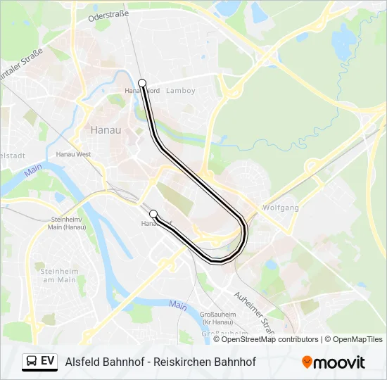 EV Bus Line Map