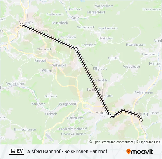 EV Bus Line Map