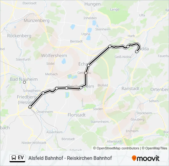EV Bus Line Map