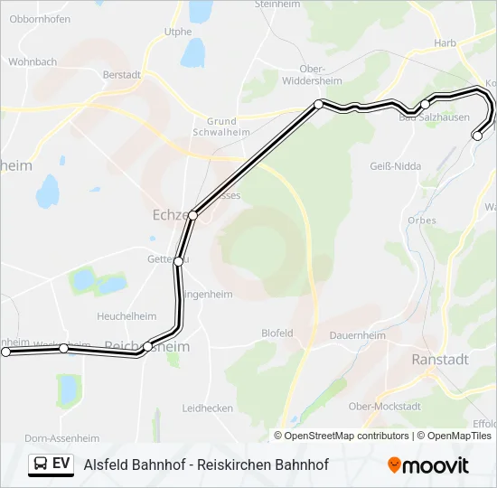 EV Bus Line Map