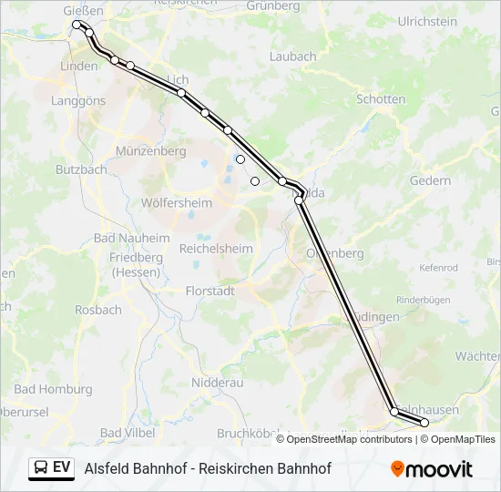 EV Bus Line Map