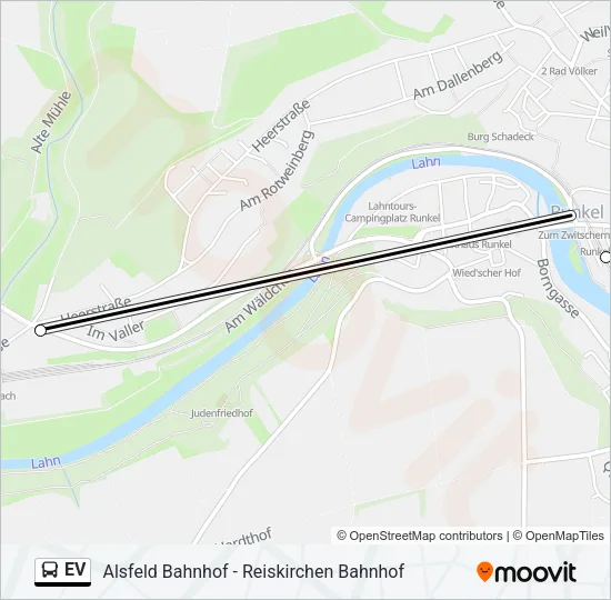 EV Bus Line Map