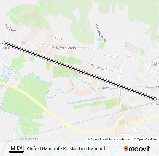 EV Bus Line Map