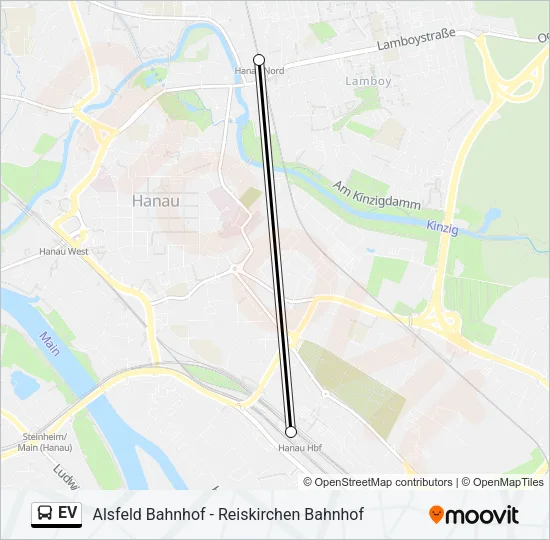 EV Bus Line Map