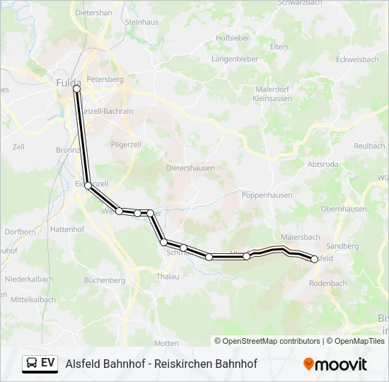 EV Bus Line Map