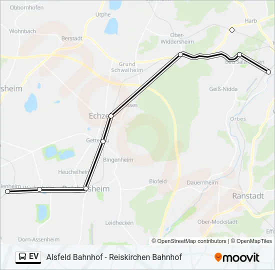 EV Bus Line Map
